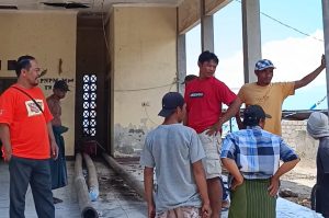 Tempat Pelelangan Ikan di Desa Senteluk Lombok Barat Nganggur Dengan Kondisi Prihatin