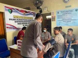 Jelang Pemilu 2024, Satgas Banops Yankes Cek Kesehatan Pastikan Kondisi Personel OMB