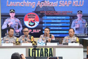Dukung Program Polri Presisi, Kapolres Lombok Utara Luncurkan Aplikasi SIAP KLU