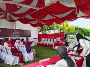 KPU Lombok Utara Gelar Simulasi Pemungutan Suara, Tes Perkiraan Waktu