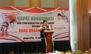 Bakar Semangat Caleg Lobar, Ketum PKN Anas Urbaningrum Dorong Kader Jahit Kolaborasi