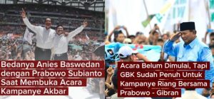 Perbedaan Anies Baswedan dan Prabowo Subianto Saat Membuka Kampanye Akbar