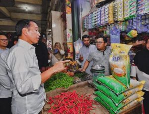 Jokowi Tinjau Langsung Harga Pangan dan Serahkan Bantuan di Sumatera Utara
