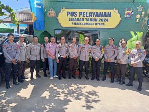 Tim Supervisi Ops Ketupat Polda NTB Kunjungi Pos Pelayanan dan Pengaman Polres Lombok Utara