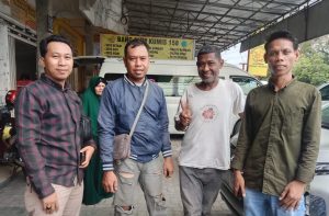 Polres Sumbawa Barat Selamatkan Pria Asal Taliwang Yang Kesasar Dalam Kondisi Lapar di Mataram