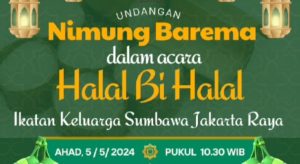 Tradisi Nimung Menjadi Tema dalam Halal Bihalal Ikasum Jaya 2024