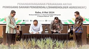 Bank NTB Syariah Tandatangan Kerjasama Dengan Bank Jatim