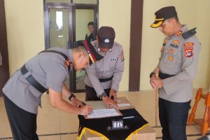 Sertijab, Kabag SDM Polres Lombok Utara Berganti