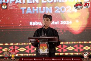 Nizammudin Minta Pemda Perbaiki Jalan Menuju Kantor KPU Lombok Utara