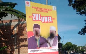 Baliho Bang Zul dan Suhaili Dicoret Warna Hitam di Lombok Timur, Antara Gimmik Politik dan Rasa Takut?
