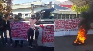 Mahasiswa Kembali Gelar Aksi Demo di Kantor Pertamina Reg VII, Minta SPBU Nakal Ditindak