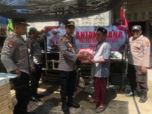 Sambut Hari Bhayangkara ke-78 Polsek Tanjung Lakukan Anjangsana Ke Purnawirawan Polri