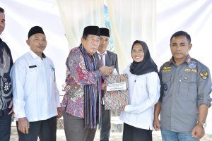 Resmikan Sekolah Satap Menjadi SMPN 6 Bayan, Bupati KLU Sebut Pembangunan Sektor Pendidikan Terus Dilakukan 