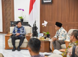 Bertemu di Ruang Kerja Pj Gubernur NTB, Ini Permintaan Hassanudin Kepada KPU NTB
