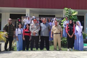 Sambut Pilkada Damai, Polres KLU Kolaborasi Dengan Pelajar SMKN 1 Tanjung Sampaikan Pesan Kamtibmas