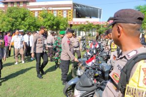 Kapolda NTB Cek Sarana Dan Prasarana Kesiapan Pengamanan Pemilukada di KLU