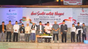 Ponpes Al Istiqomah Kapu Mengelar Khutbatul Arsy Dirangkaikan Dengan Perayaan HUT RI ke 79