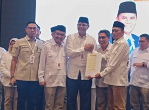 Terima SK B1 KWK Dari Gerindra, Jarot-Ansori Total Kantongi 3 Partai Pengusung dan 4 Partai Pendukung