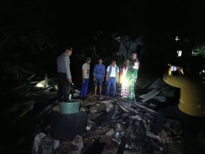 Kebakaran di Lombok Utara, Empat Warga Mengalami Luka, Polisi Olah TKP