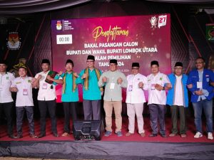 Sempat Ragu Dukungan Parpol, Akhirnya Paket Cakada Muchsin-Junaidi Daftar ke KPU