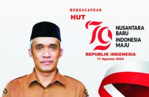 Kepala Bappeda Sumbawa Barat Mengucapkan Selamat HUT ke-79 Republik Indonesia