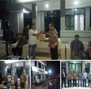 Pisah Sambut Komandan Posal Bima, PJ Walikota Bima Hibahkan Speed Boat