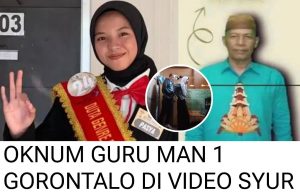 Oknum Guru MAN 1 Gorontalo Viral di Video Resmi Jadi Tersangka Terancam Sanksi Berat