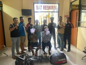 Polisi Ringkus Dua Penadah Mesin Tempel Hasil Curian di Lombok Utara, Pelaku Utama Masih Diburu