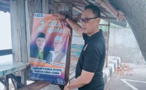 SatPol PP Lombok Utara Laksanakan Pembersihan APK di Seluruh Desa dan Kecamatan