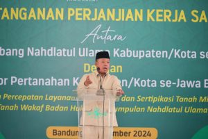 Menteri Nusron Ingin Maksimalkan Pengelolaan dan Pemanfaatan Tanah Telantar untuk Tanah Wakaf Produktif