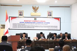 Rapat Paripurna, DPRD Lombok Utara Setujui Tiga Buah Raperda