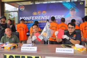 Diawal Kepemimpinannya, Kapolres Lombok Utara Berhasil Ungkap Dua Kasus Besar
