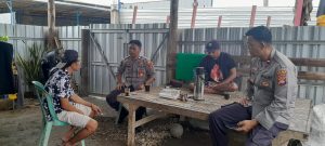 Patroli Dialogis Polsek Jereweh, Serap Masukan Masyarakat Terkait Material Perusahaan Yang Mengganggu