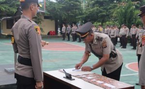 Kapolres Lombok Utara Pimpin Sertijab PJU, Ini Para Pejabat Yang Digeser
