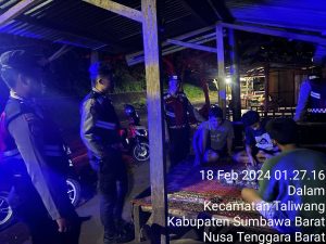 Pastikan Situasi Kamtibmas Tetap Kondusif, Sat Samapta Polres Sumbawa Barat Patroli Keliling