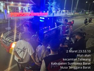 Sat Sabhara Polres KSB Tingkatkan Patroli Malam, Sasar Kenalpot Brong, Petasan, Miras dan Senjata Tajam