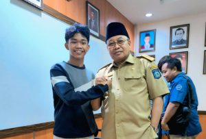 Bertemu Sekda NTB, Afrizal Siswa SMPN 1 Taliwang Representasi Semangat Relawan Muda NTB