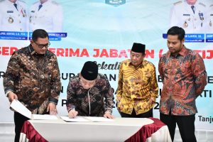 Pemda Lombok Utara Gelar Sertijab Bupati Baru, Najmul Ucapkan Terimakasih 