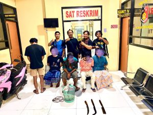 Kurang Dari 24 Jam Satreskrim Polres Lotara Tangkap 5 Pelaku Diduga Mencuri Sapi, Salah Satunya Pelajar