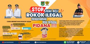 Pemda Lombok Utara Imbau Stop Jual Beli Rokok Ilegal