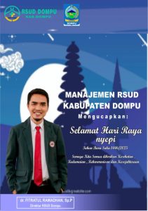 Manajemen RSUD Kabupaten Dompu Mengucapkan Selamat Hari Raya Nyepi Tahun 2025