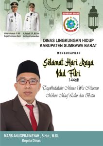 Kadis Lingkungan Hidup Sumbawa Barat Mengucapkan Selamat Hari Raya Idulfitri 1446 Hijrah