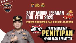 Polres Sumbawa Terima Penitipan Kendaraan Bermotor Selama Mudik Lebaran, Tokoh Pemuda : Apresiasi, Cara Tekan Curanmor