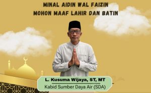 Kabid SDA Dinas PUPR Provinsi NTB Mengucapkan Selamat Hari Raya Idulfitri 1446 Hijriah 