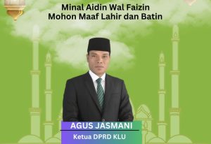 Ketua DPRD Kabupaten Lombok Utara Mengucapkan Selamat Hari Raya Idulfitri 1446 H