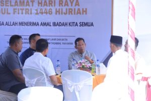 Open House Kapolres Sumbawa Barat Warnai Keakraban Dalam Idul Fitri 1446 H
