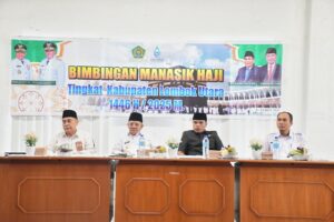 Bupati Najmul Akhyar Resmi Buka Bimbingan Manasik Haji untuk 100 Calon Jamaah Haji Lombok Utara