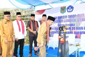 Bupati Najmul Resmikan Program Saber DO, Upaya Serius Naikkan IPM Lombok Utara