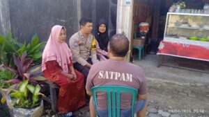 Bhabinkamtibmas Kelurahan Arab Kenangan Gunakan Door to Door System, Selesaikan Konflik Warga