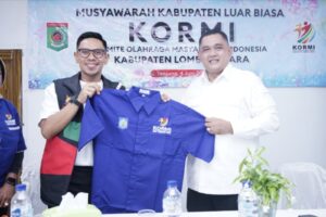 Wabup Kusmalahadi Syamsuri Terpilih Secara Aklamasi Sebagai Ketua KORMI KLU